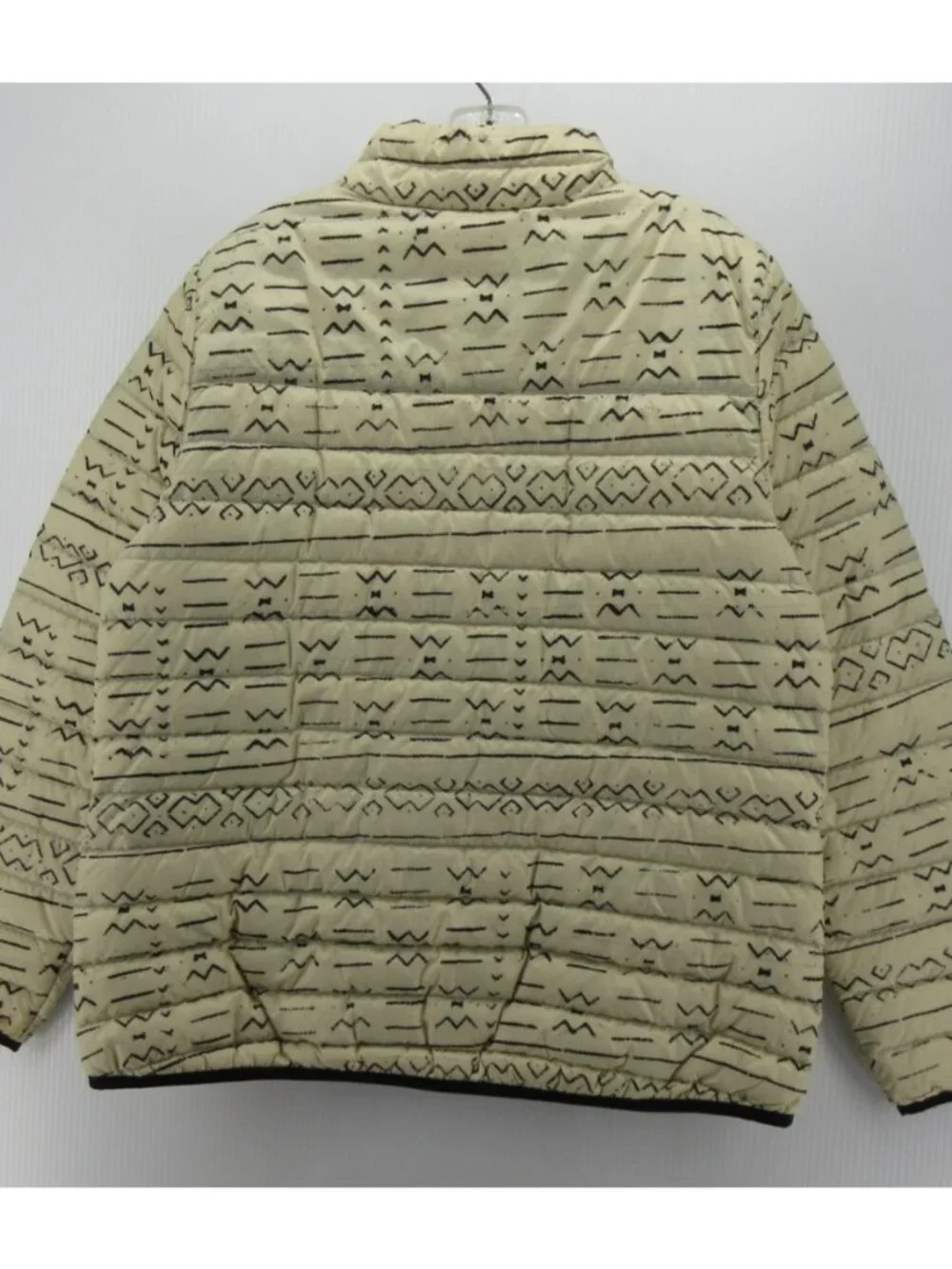 Burton Jacket XL Cream Evergreen Down Dhaka Puffer Southwestern Aztec - Picture 10 of 16